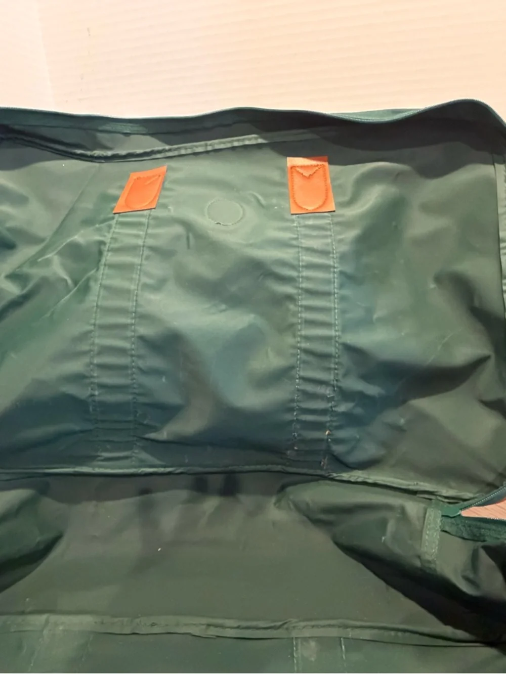 Polo Ralph Lauren Vintage Green Tan Soft Side Small Suitcase